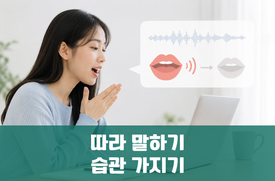 따라 말하기 습관이 화상영어 실력에 미치는 실제 효과