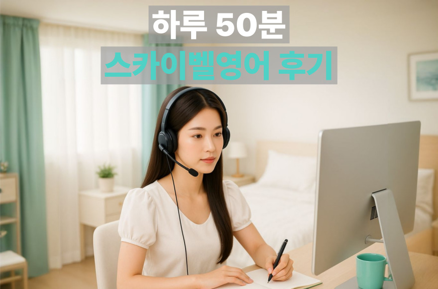 스카이벨영어 후기: 화상영어가 성인 영어회화 공부에 가장 적합한 이유