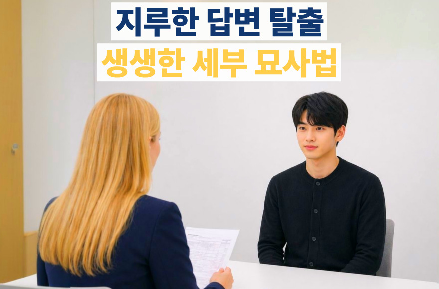 아이엘츠 스피킹 파트 2 점수 올리는 법! 지루함 걷어내는 세부 묘사 전략