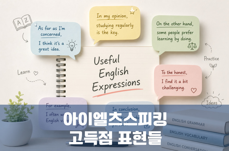 실전 IELTS Speaking, 자연스럽게 고득점 받는 20가지 표현