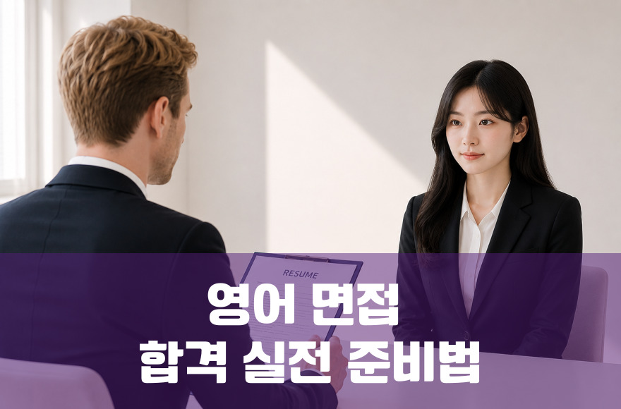 영어면접·인터뷰, 합격을 부르는 실전 준비법